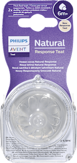 Silikonski cucelj za gosto hrano Natural Response Teat, 6m+ PHILIPS AVENT