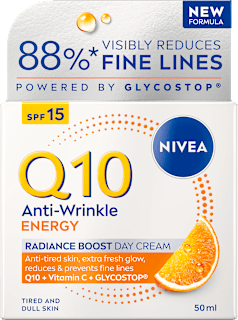 Dnevna krema z vitaminom C+E Q10 Anti-Wrinkle Energy, ZF 15 NIVEA