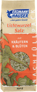 Lichtwurzelsalz mit Kräutern & Blüten ErdmannHAUSER