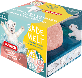 Kinder Badezusatz Weltretterbande Badewelt  WELTRETTERBANDE