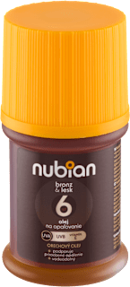 Olej na opaľovanie Bronz & lesk SPF 6 NUBIAN