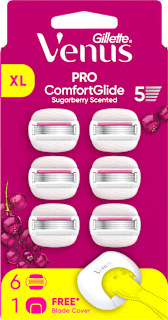 ComfortGlide náhradní holicí hlavice Sugarberry Scent + pouzdro Gillette Venus