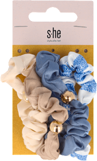 Scrunchie gumice za kosu – višebojne s-he stylecollection