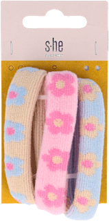 Színes virágos hajgumi, többféle s-he stylecollection