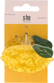 Щипка за коса лимон s-he stylecollection