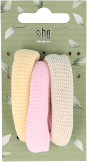 Ластици за коса Fairy, пастелни цветове  s-he stylecollection