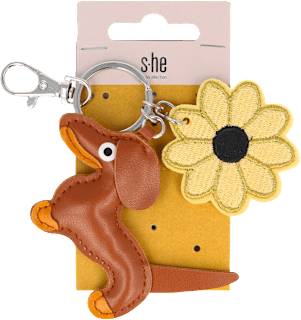 Privjesak – jazavčar i suncokret s-he stylecollection