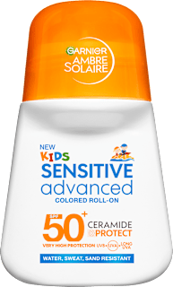 KIDS SENSITIVE advanced colored roll-on za zaštitu od sunca osetljive dečije kože, SPF50+ GARNIER AMBRE SOLAIRE