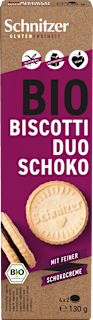 Bio piškoti s kakavovim nadevom, brez glutena Schnitzer