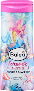 sprchový gel a šampon 2v1 Forever a Mermaid Balea