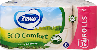 Eco Comfort Toalettpapír 16 tekercs 3 rétegű ZEWA