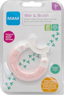 kousátko Bite & Brush, růžové mam