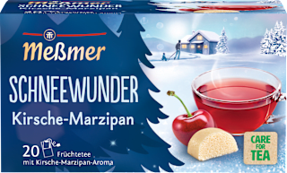 Früchtetee Schneewunder Kirsche-Marzipan (20 Beutel) Meßmer