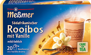 Rooibostee Südafrikanischer Rooibos mit Vanille (20 Beutel) Meßmer