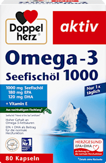 Omega-3 Seefischöl 1000 Kapseln 80 St Doppelherz