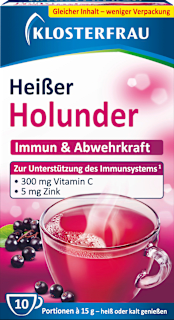 Heißer Holunder Heißgetränk Beutel 10 St. Klosterfrau