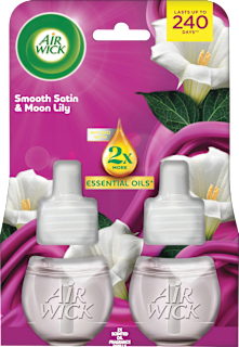 Elektromos légfrissítő utántöltő Bársonyos szatén és éji liliom illattal AIR WICK