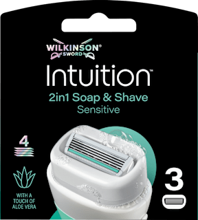 Rasierklingen 2in1 Intuition Soap & Shave Sensitive WILKINSON SWORD