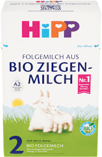 BIO pokračovací mléčná kojenecká výživa 2 kozí 6m HiPP