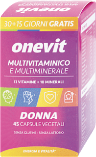 Multivitaminico e multiminerale donna onevit