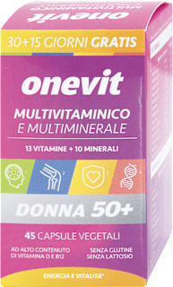 Multivitaminico e multiminerale donna 50+ onevit
