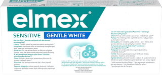 Pastă de dinți Sensitive Gentle White elmex