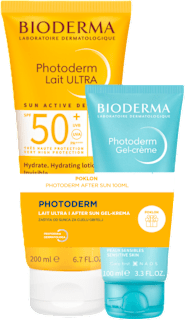 Photoderm Lait Ultra SPF 50+ mlijeko za sunčanje i gel krema poslije sunčanja BIODERMA