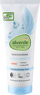 krémový sprchový gel Ultra Sensitive alverde NATURKOSMETIK
