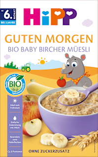 Getreidebrei Bircher Müesli ab dem 6. Monat HiPP