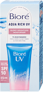 Hidratáló fényvédő arckrém és alapozó SPF50 Bioré