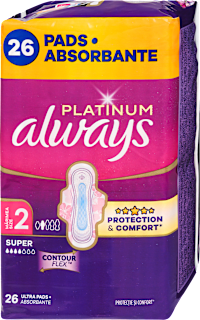 Egészségügyi betét Platinum, 2-es méret, super always