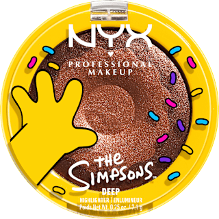 Highlighter Simpsons Homer Donut Glazed Over Deep NYX PROFESSIONAL MAKEUP