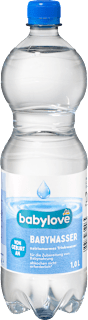Babywasser, von Geburt an  babylove