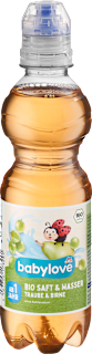 Saft & Wasser Traube & Birne babylove