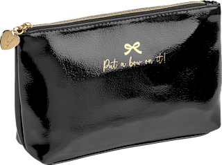 Kosmetiktasche schwarz glänzend  Vito & Joe