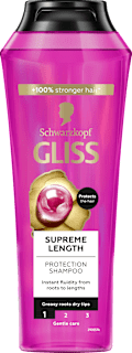 Шампоан за дълга коса Supreme lenght Schwarzkopf GLISS