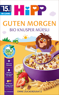 Kindermüsli Knusper ab dem 15. Monat HiPP