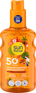 Sonnenspray transparent hello brazil! LSF 50 SUNDANCE