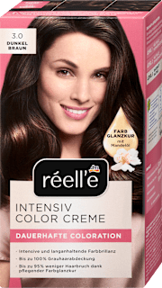 barva na vlasy Intensiv Color Creme 3.0 tmavě hnědá réell‘e