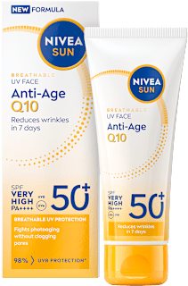Q10 UV anti-age krema za zaštitu kože lica od sunca SPF50+ NIVEA SUN