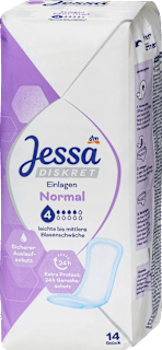Inkontinencia betét Normal, enyhe-közepes hólyaggyengeség esetén Jessa DISKRET