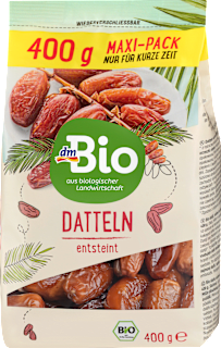 Bio datlji, sušeni in izkoščičeni, MAXI pakiranje dmBio