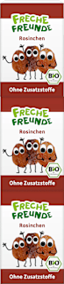 Kindersnack Rosinchen 3er Pack ab 3 Jahren geeignet Freche Freunde