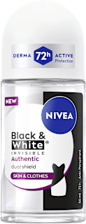 Antitranspirant Deo Roll-on Black & White Invisible Authentic, 50 ml