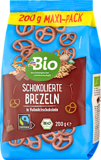 Schokolierte Brezeln dmBio