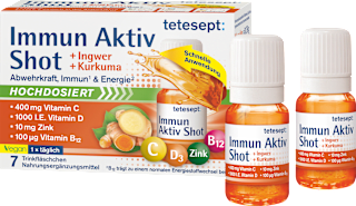 Immun aktiv Ingwer Kurkuma Trinkampullen 7 St tetesept