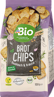 Brotchips Knoblauch & Kräuter dmBio