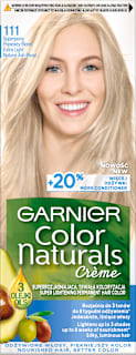 111 Superjasny popielaty blond, farba do włosów, do 100% pokrycia siwych włosów GARNIER Color naturals
