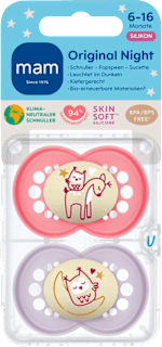 Succhietto Original Night 6-16 mesi assort. mam