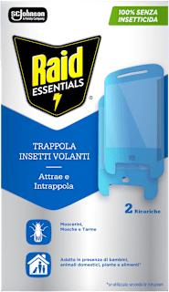 Trappola per insetti volanti ricarica Raid